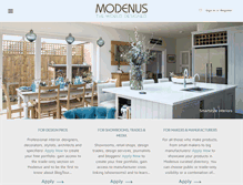 Tablet Screenshot of modenus.com